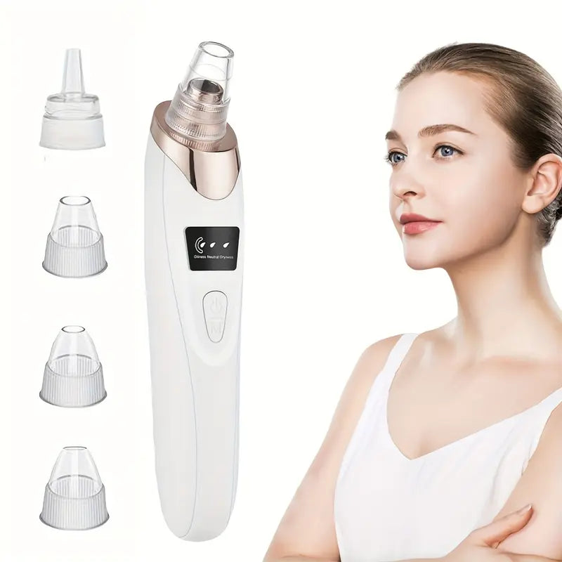 🧼 Mini Blackhead Remover Vacuum – Pore Cleaner & Facial Suction Tool