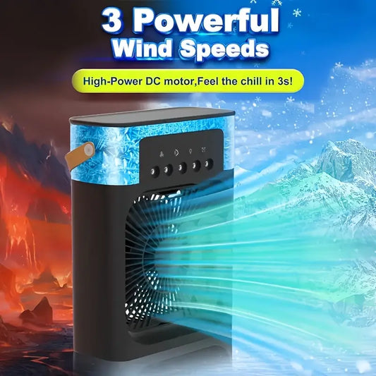 Portable Humidifier Fan & Mini Air Cooler