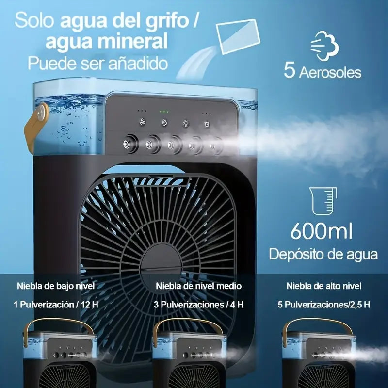 Portable Humidifier Fan & Mini Air Cooler