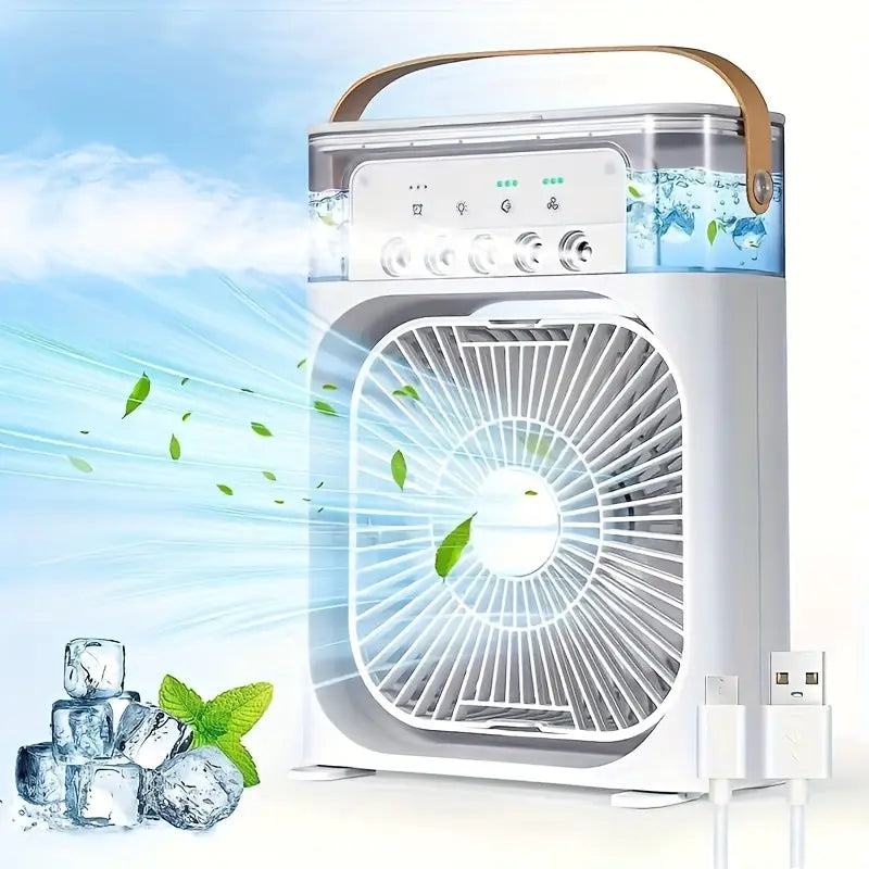 Portable Humidifier Fan & Mini Air Cooler