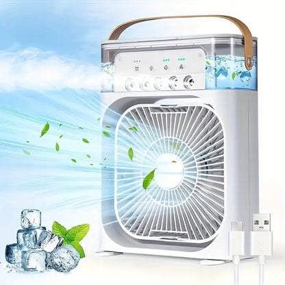 Portable Humidifier Fan & Mini Air Cooler