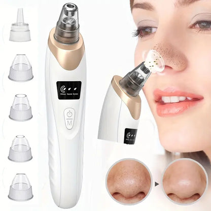 🧼 Mini Blackhead Remover Vacuum – Pore Cleaner & Facial Suction Tool