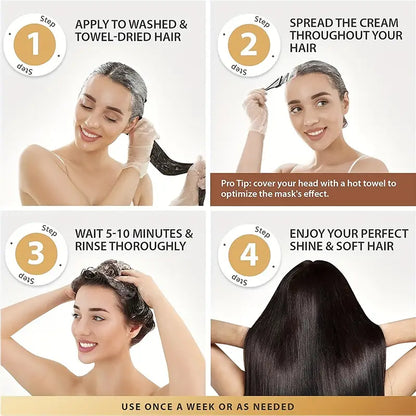 Karaselle Hair Mask – Deep Repair & Shine for Dry, Damaged Hair