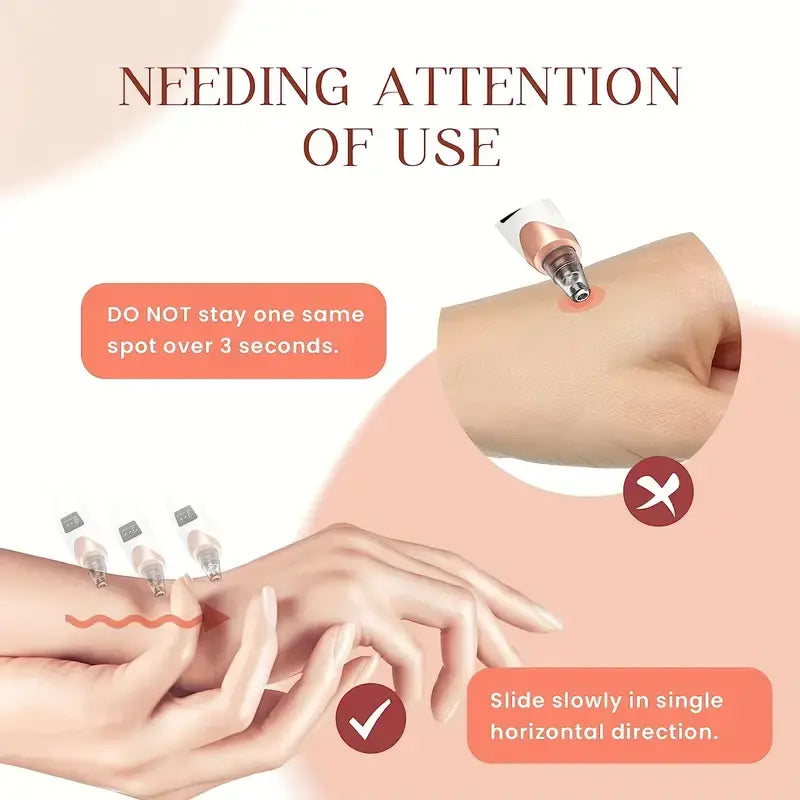 🧼 Mini Blackhead Remover Vacuum – Pore Cleaner & Facial Suction Tool