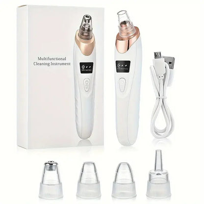 🧼 Mini Blackhead Remover Vacuum – Pore Cleaner & Facial Suction Tool