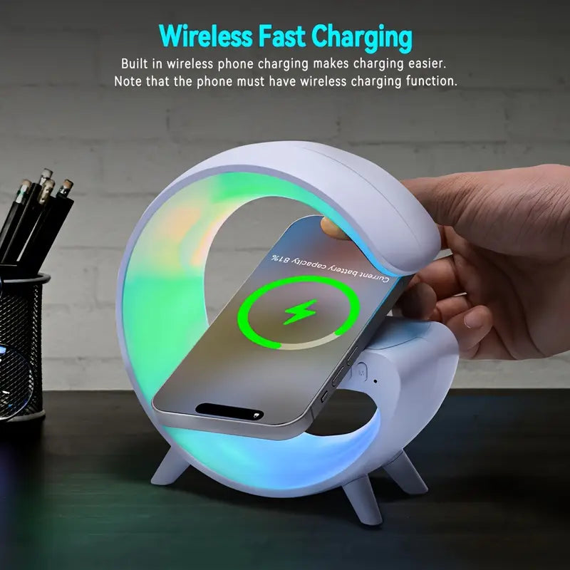 All-in-One RGB Speaker & Alarm Desk Lamp!