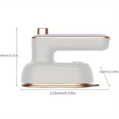 Portable Mini Steam Iron – 3-in-1 Handheld Iron with Rotatable Design